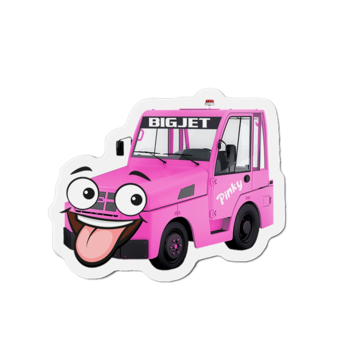 Pinky Die-Cut Fridge Magnet