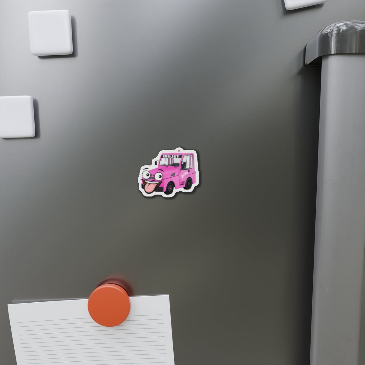 Pinky Die-Cut Fridge Magnet