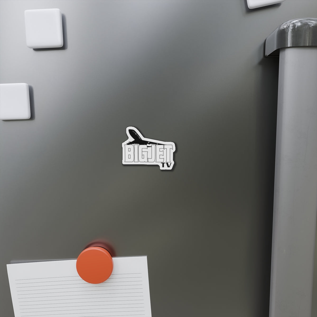Big Jet TV Die-Cut Fridge Magnet
