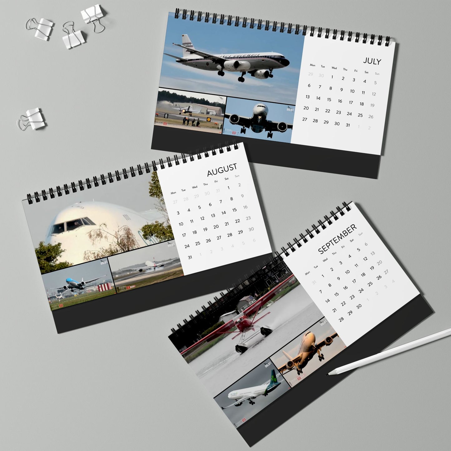 Big Jet TV 2026 Desk Calendar