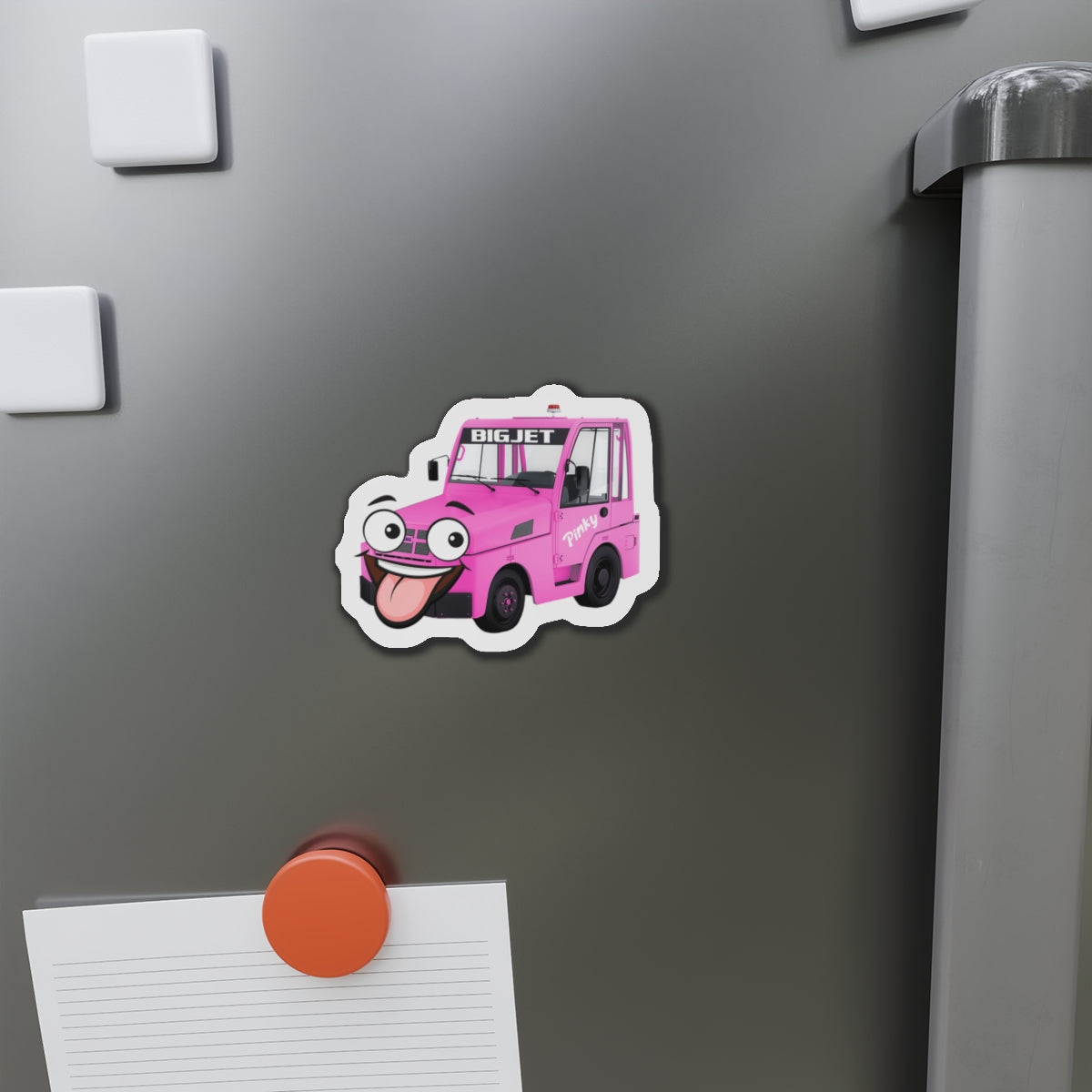 Pinky Die-Cut Fridge Magnet