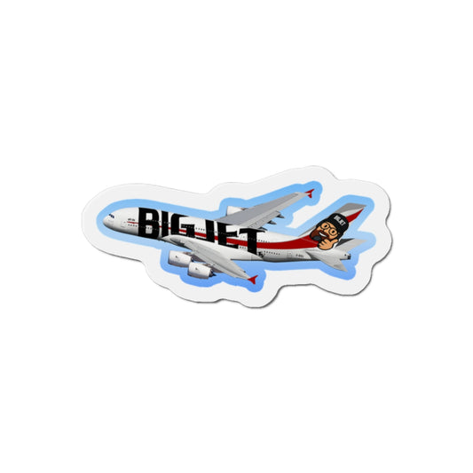 Big Jet TV Livery A380 Die-Cut Fridge Magnet