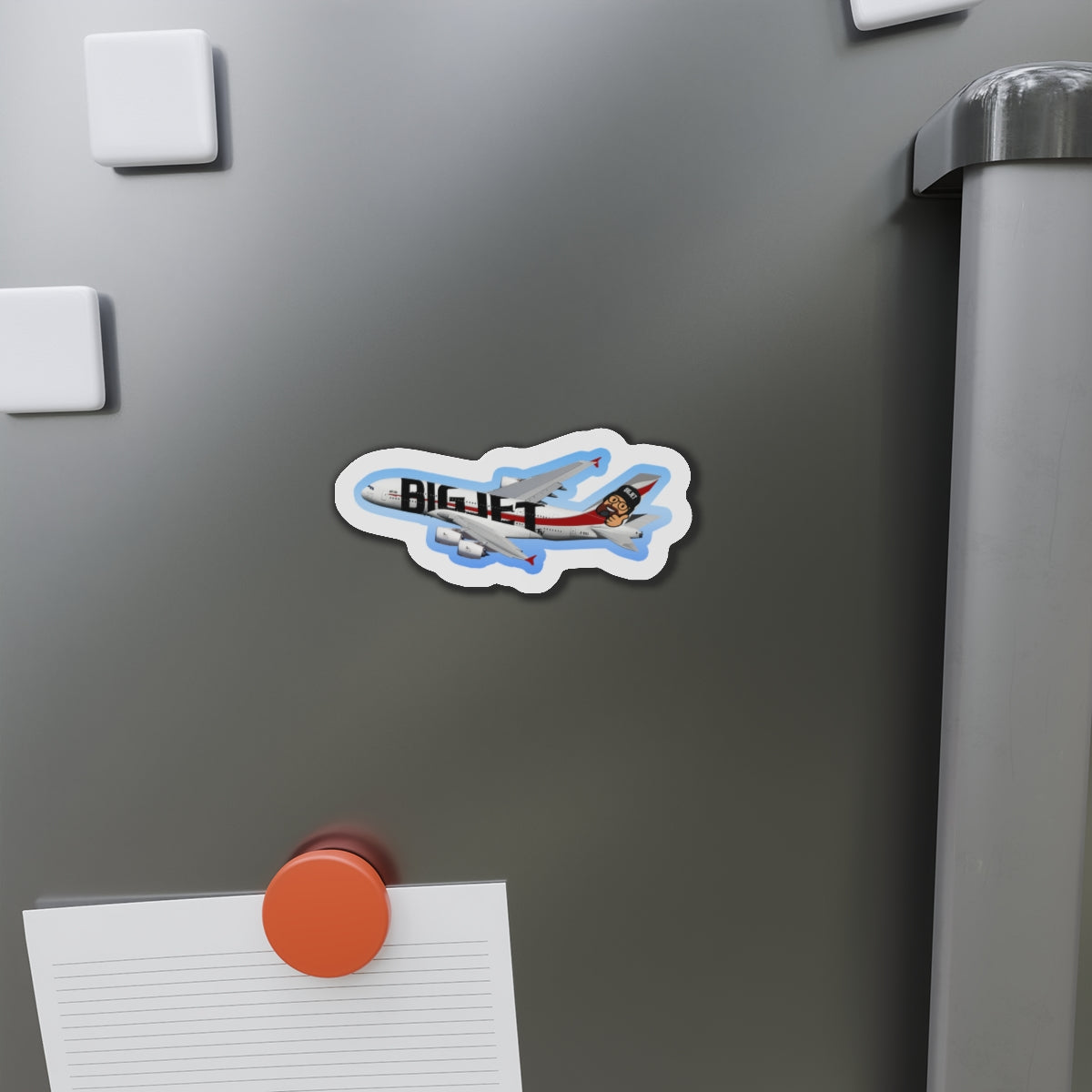 Big Jet TV Livery A380 Die-Cut Fridge Magnet