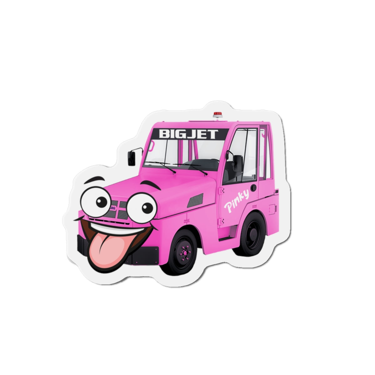 Pinky Die-Cut Fridge Magnet