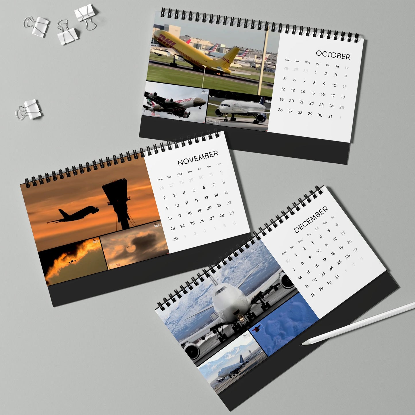 Big Jet TV 2026 Desk Calendar