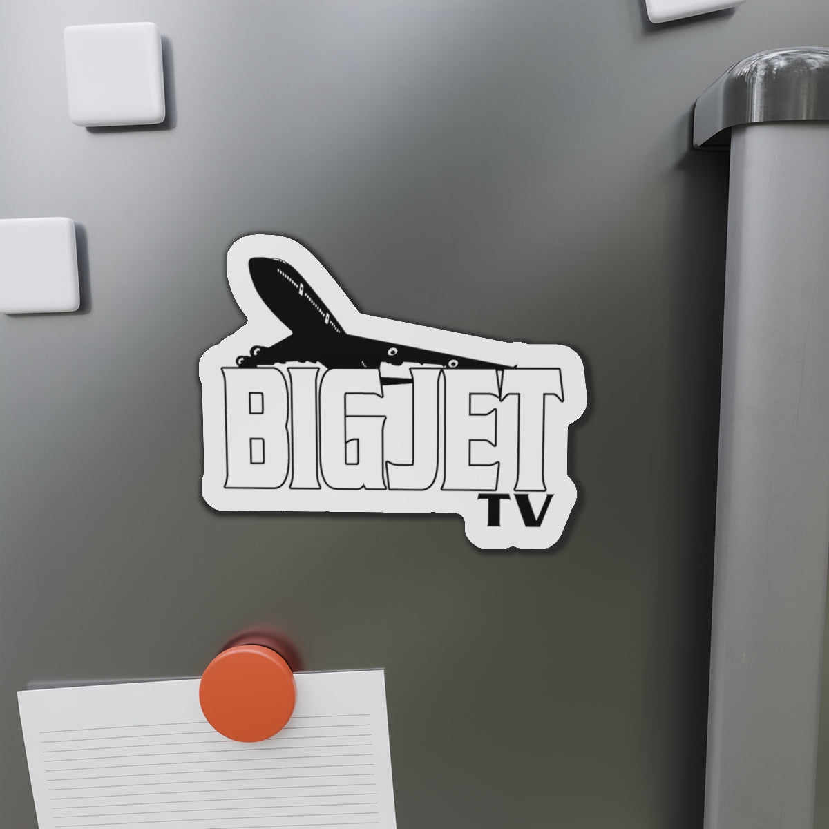 Big Jet TV Die-Cut Fridge Magnet