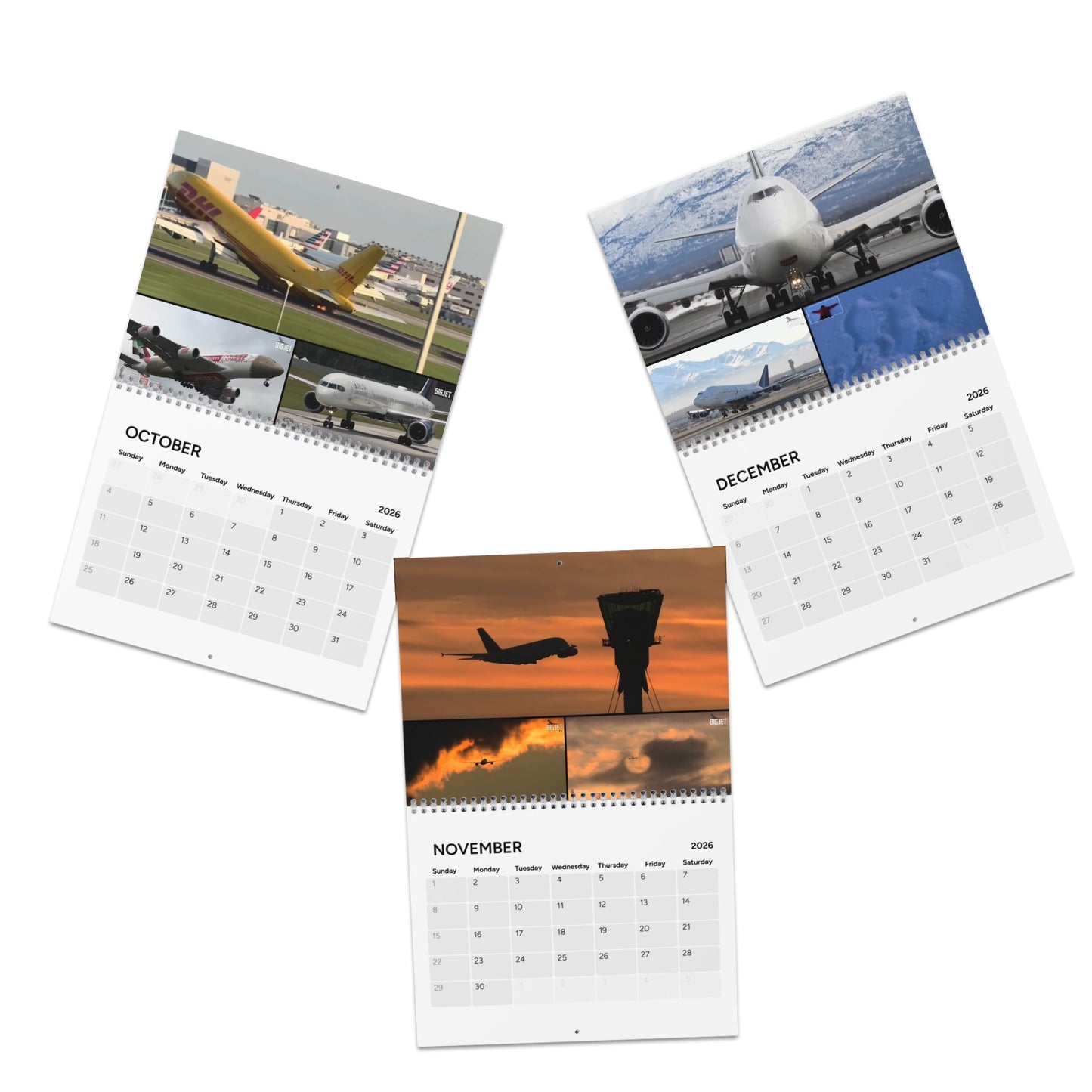 Big Jet TV 2026 Wall Calendar