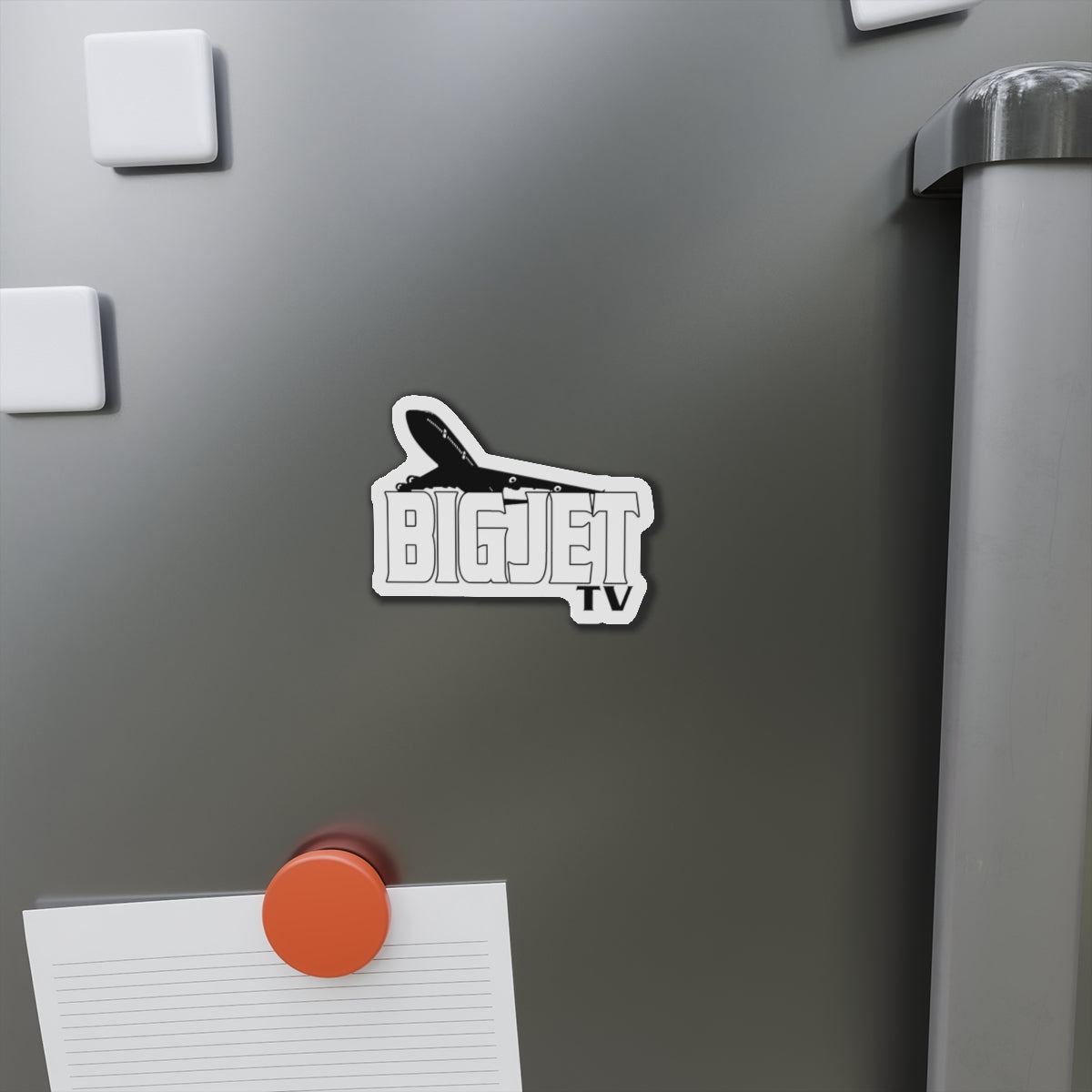 Big Jet TV Die-Cut Fridge Magnet