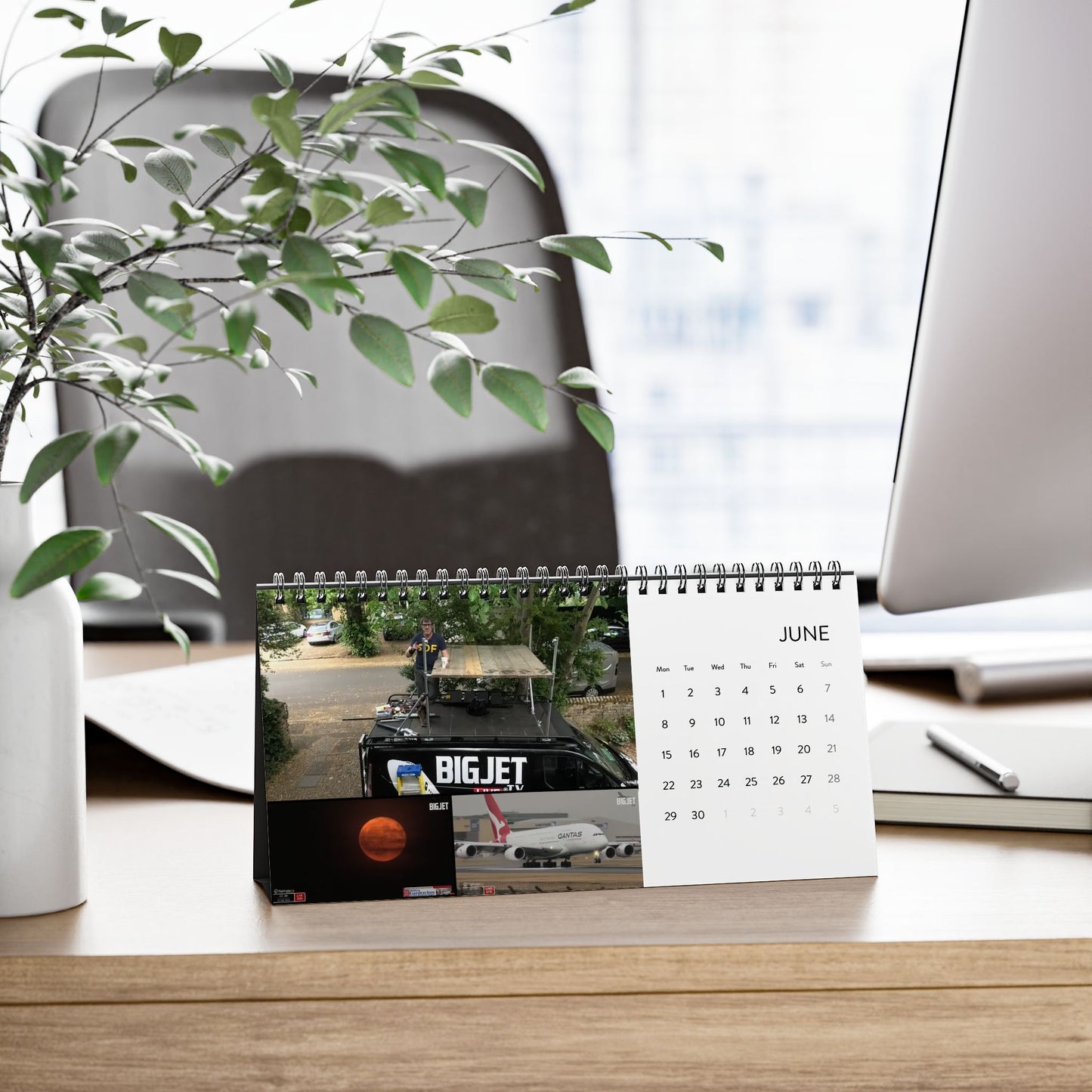 Big Jet TV 2026 Desk Calendar