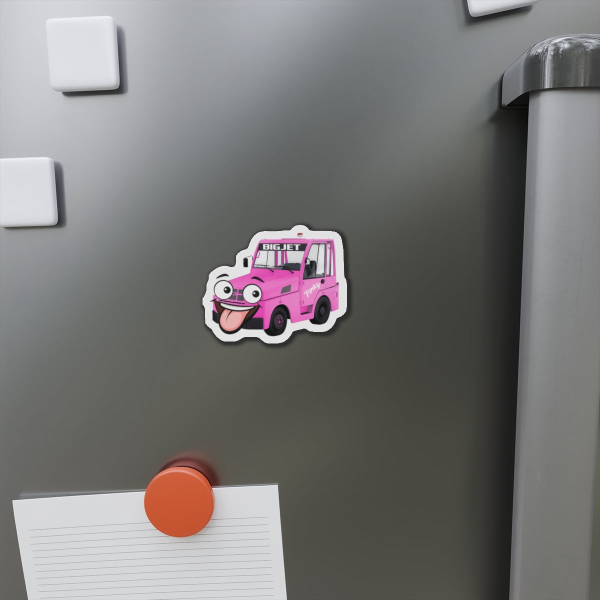 Pinky Die-Cut Fridge Magnet