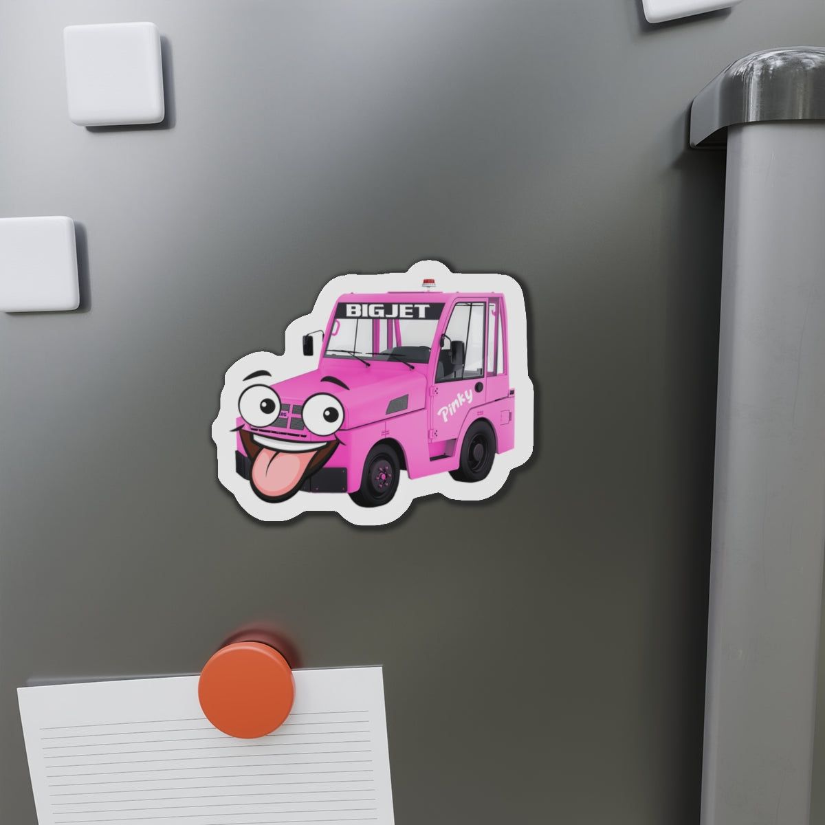 Pinky Die-Cut Fridge Magnet